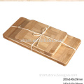 Organic Bamboo Cutting Board Set of 2 Cheese Board Wood Style Serving Tray FDA Approved For Kitchen Countertops Meat and Veggie